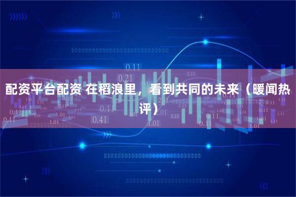 配资平台配资 在稻浪里,看到共同的未来(暖闻热评)